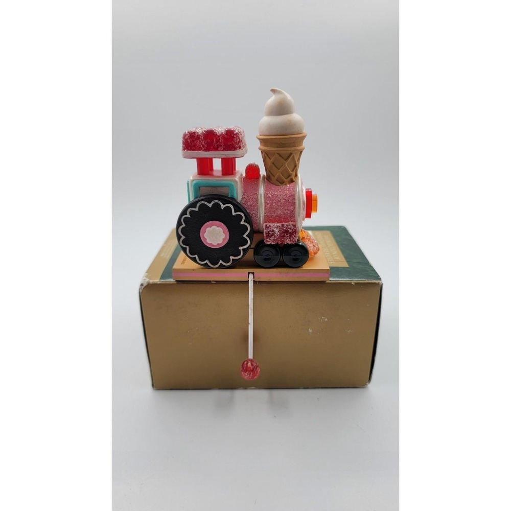 Vintage Hallmark Candy Express Stocking Hanger in Box Train
